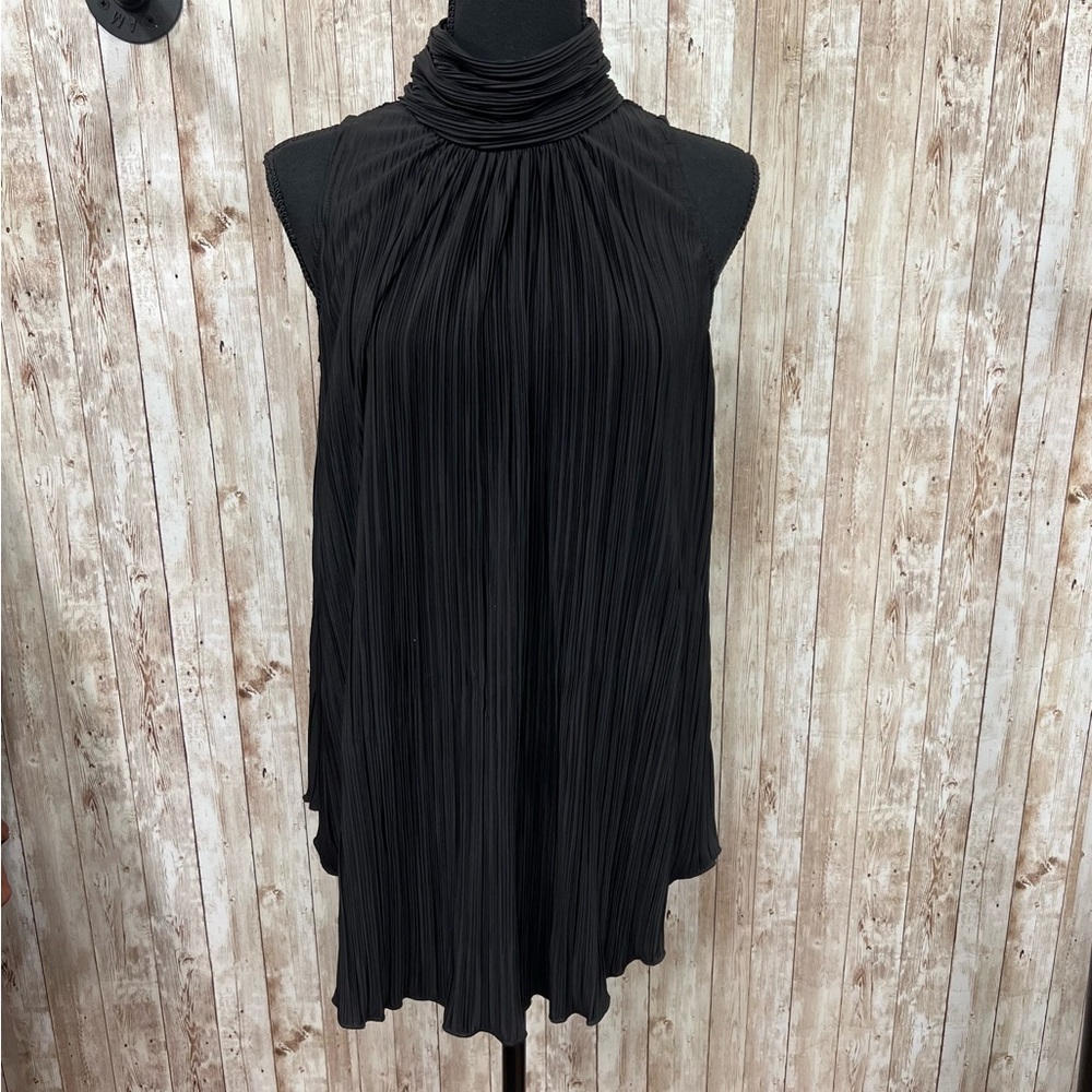 Joseph Black Pleated Blouse‎